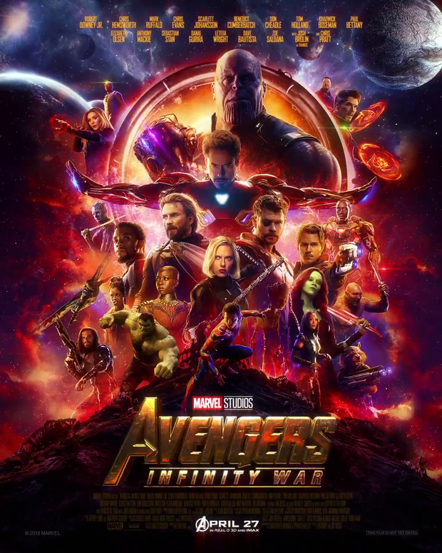 Póster en movimiento de La Guerra del Infinito