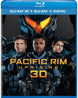 Carátula, y duración de los extras  de PACIFIC RIM UPRISING 