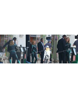 Imágenes desde el set de rodaje de Capitana Marvel con Samuel L. Jackson