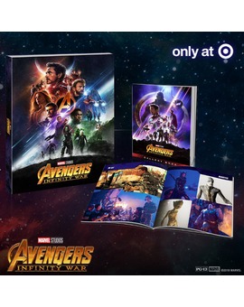 Edición de Target con libro de 40 páginas de Vengadores La Guerra del Infinito
