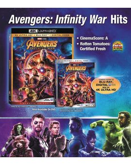 Posible diseño de carátula de Vengadores La Guerra del Infinito