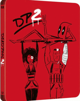 Posible carátula de la edición 4K de DEADPOOL 2 con el posible montaje extendido del que ya se habló y diseño del estuche metálico