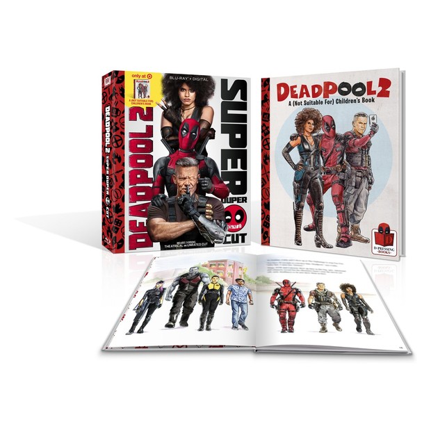 Edición de Target de DEADPOOL 2 con libro (NO adecuado) para niños
