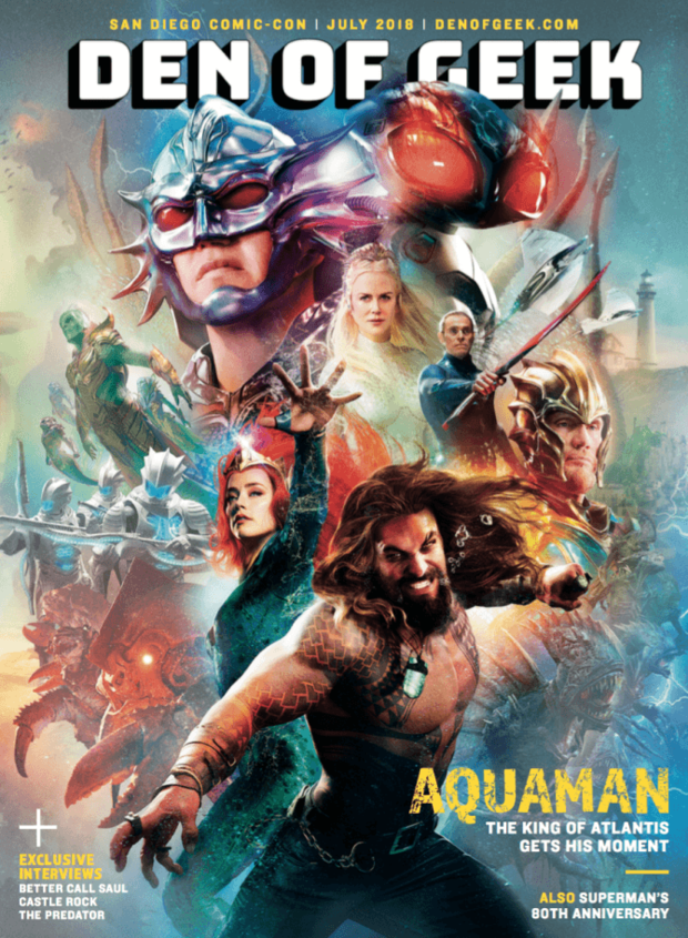 AQUAMAN en portada de Den of Geek