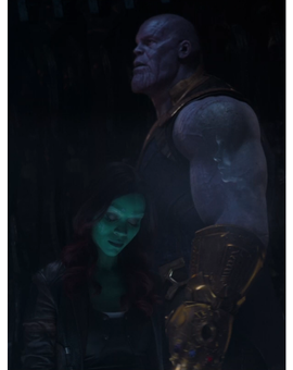Gamora translucida en el blu-ray, pero no en el 4k de Vengadores La Guerra del Infinito 
