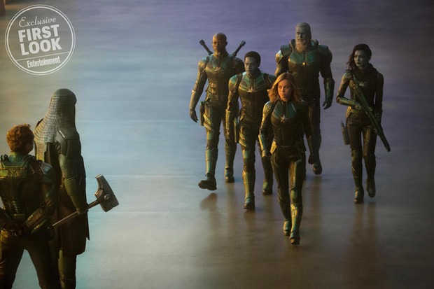 10 primeras imágenes de CAPITANA MARVEL con primer vistazo a Jude Law y a los Skrulls