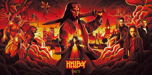 Póster de HELLBOY de la NYCC