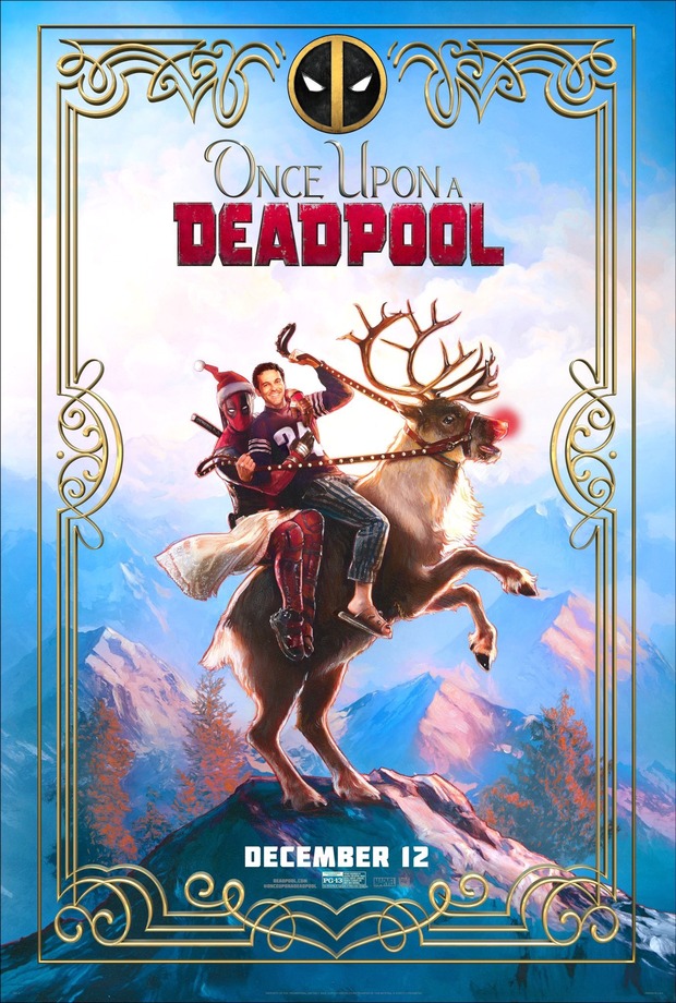 Póster oficial de Once Upon a Deadpool