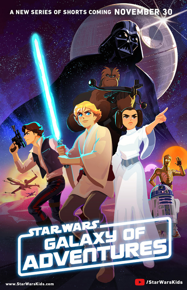 Star Wars Galaxia de Aventuras, nueva serie web de cortos animados para youtube 