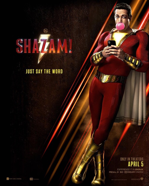 Nuevo póster de ¡SHAZAM!