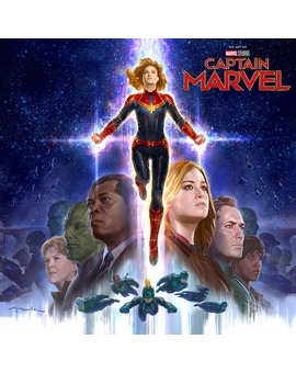 Portada del libro de arte de CAPITANA MARVEL