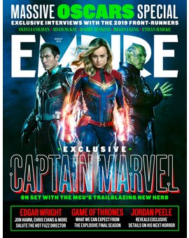 CAPITANA MARVEL en portada de EMPIRE, y nuevas imágenes de Talos y la Fuerza Estelar