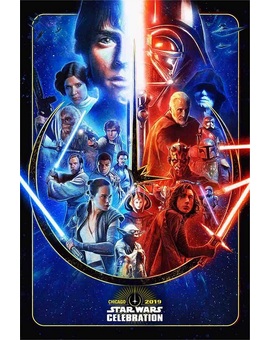Póster de la STAR WARS CELEBRATION 2019 CHICAGO
