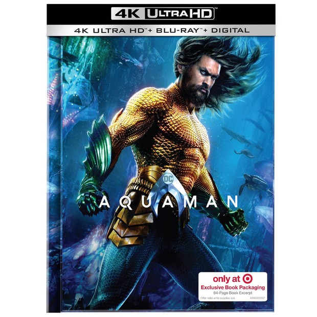 Portada de la edición libro de Target de AQUAMAN