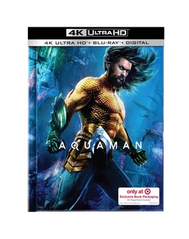 Portada de la edición libro de Target de AQUAMAN