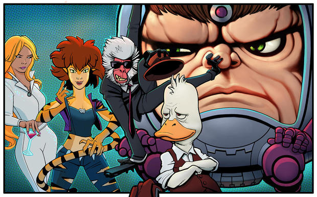 HULU estrenará las series animadas de Howard El Pato, M.O.D.O.K, Tigra y Dazzler, y Hit-Monkey