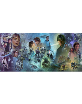 Mural de la trilogía original por Jason Palmer para la STAR WARS CELEBRATION CHICAGO