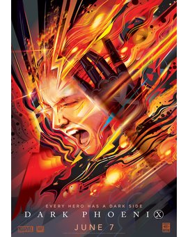 Póster de X-MEN FÉNIX OSCURA de la WonderCon