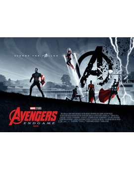 Póster de Matt Ferguson de VENGADORES ENDGAME / 2 y nuevo spot con más Capitana Marvel 