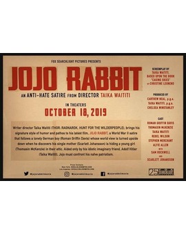 JOJO RABBIT de Taika Waititi, información