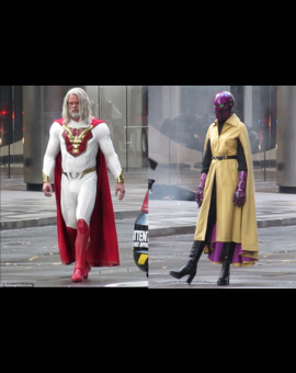 Imágenes del set de rodaje de la serie de  JUPITER´S LEGACY de Mark Millar para Netflix