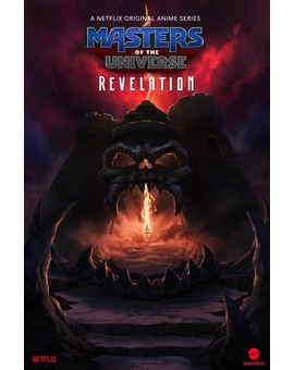 Póster de MASTERS OF THE UNIVERSE REVELATION, nueva serie anime de Netflix