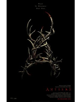 Póster y trailer de ANTLERS (Astas) de Scott Cooper con Guillermo del Toro de productor