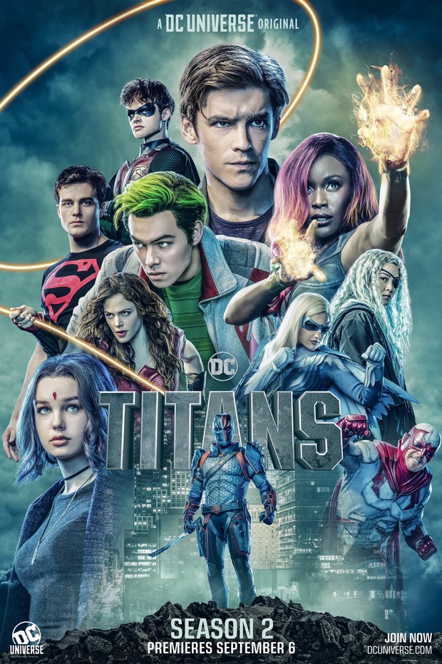 Póster de la segunda temporada de TITANES