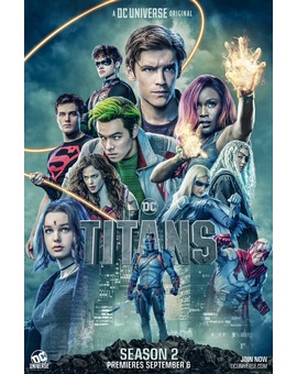 Póster de la segunda temporada de TITANES