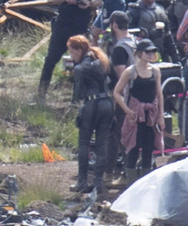 Imágenes filtradas del set de rodaje de VIUDA NEGRA