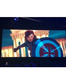 Artes conceptuales de What If...? con Peggy Carter como Capitana Britania