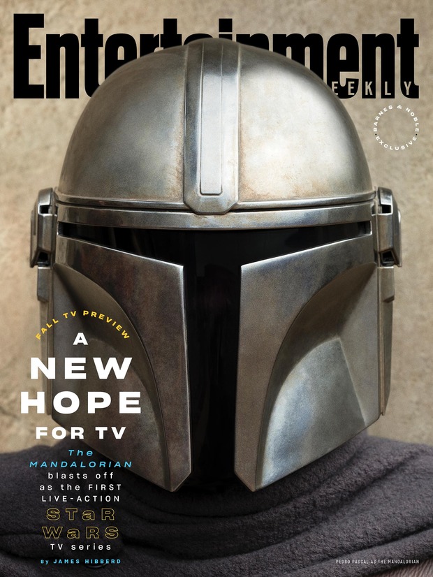 EL MANDALORIANO en portada de Entertainment Weekly, y otra nueva imagen