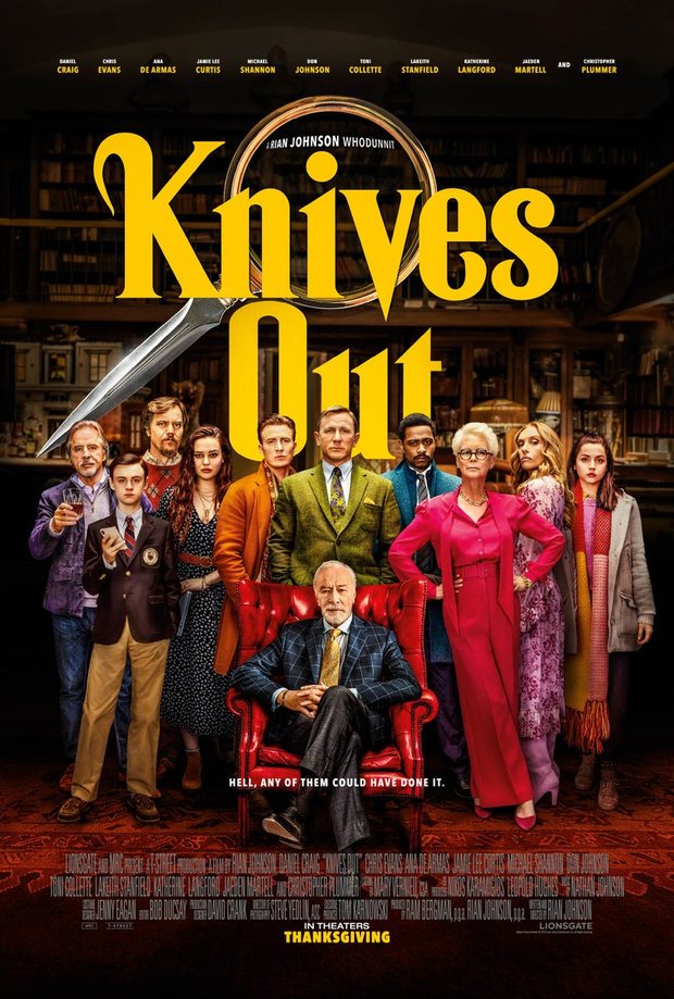 Nuevo póster KNIVES OUT (Puñales por la Espalda)