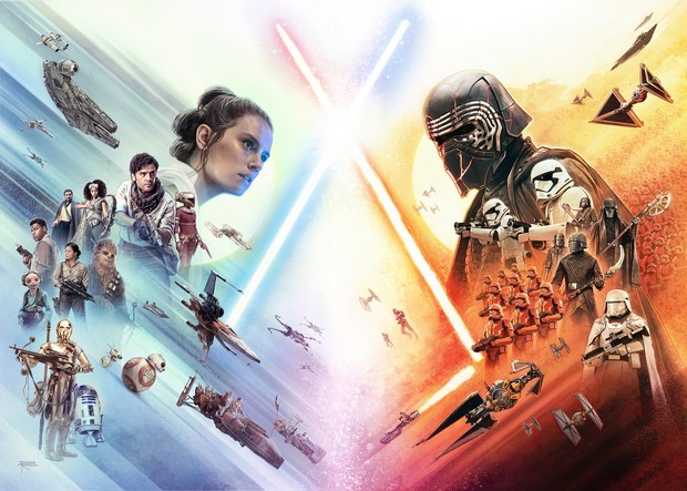 Póster completo de Brian Rood de El Ascenso de Skywalker