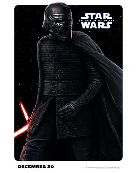 KYLO REN - Póster de personaje de EL ASCENSO DE SKYWALKER
