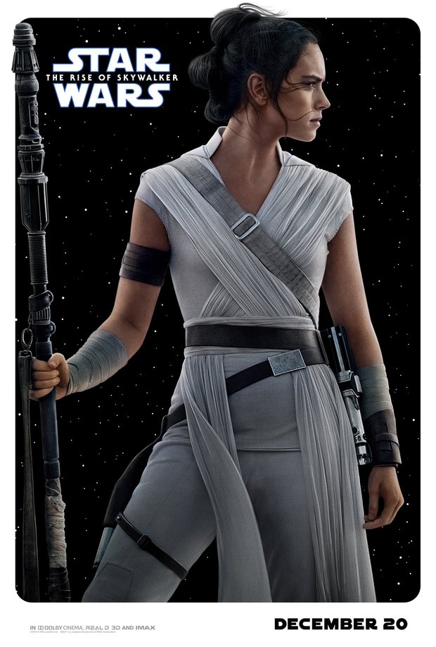 REY - Pósters de personajes de EL ASCENSO DE SKYWALKER
