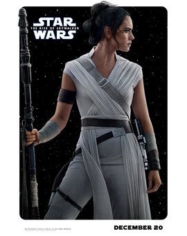 REY - Pósters de personajes de EL ASCENSO DE SKYWALKER