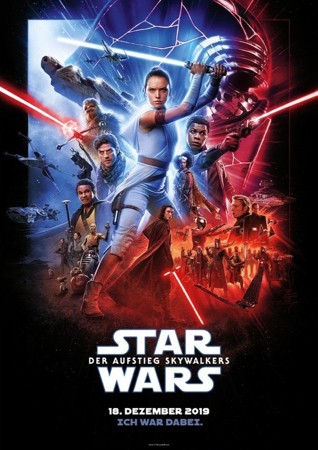 Póster alemán de El Ascenso de Skywalker