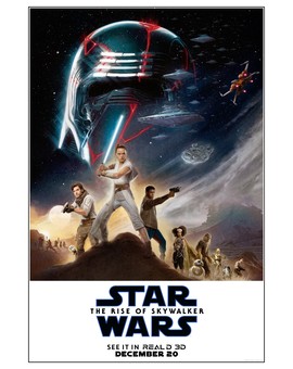 Otro póster de EL ASCENSO DE SKYWALKER