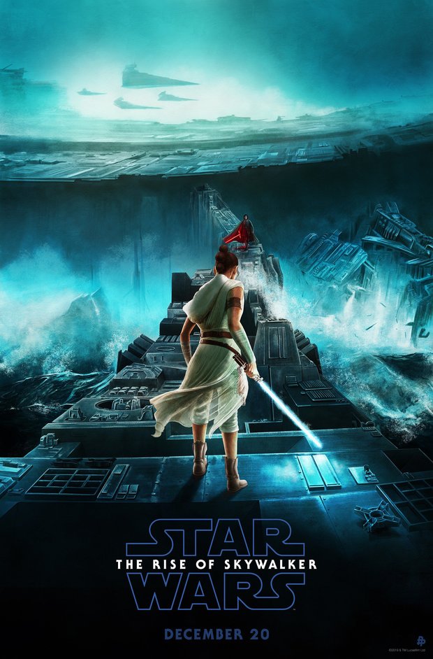 Póster de Adam Stothard de EL ASCENSO DE SKYWALKER, primero de una serie
