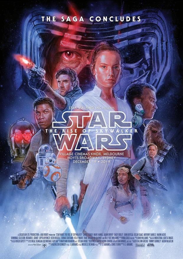 Póster de  Hugh Fleming de EL ASCENSO DE SKYWALKER