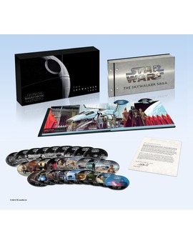 Vistazo a los discos del pack de la Saga Skywalker