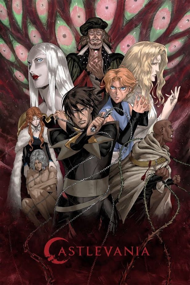 Póster de la tercera temporada de CASTLEVANIA que se estrena el 5 de marzo