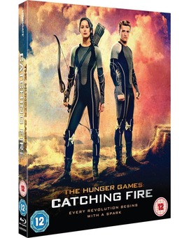 The Hunger Games: Catching Fire; edición exclusiva de HMV en Uk de cuatro discos BD