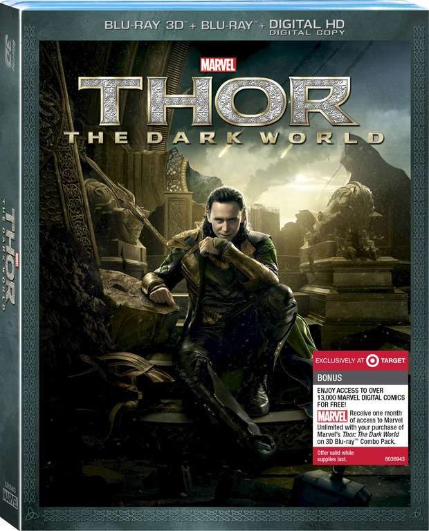 Thor The Dark World, edición exclusiva de Target