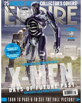 EMPIRE revela el secreto; Portada 1 de 25 de XMen Days of the Future Past, con el Centinela 1973