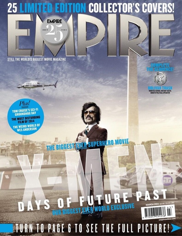 EMPIRE revela el secreto; Portada 5 de 25 de XMen Days of the Future Past, con Trask