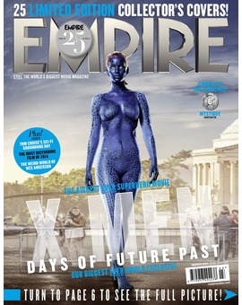 EMPIRE revela el secreto; Portada 6 de 25 de XMen Days of the Future Past, con Mística
