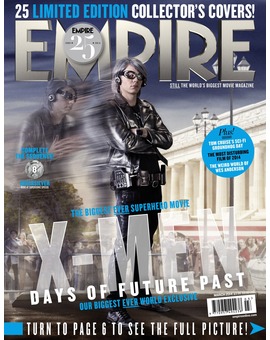 EMPIRE revela el secreto; Portada 8 de 25 de XMen Days of the Future Past, con Quicksilver