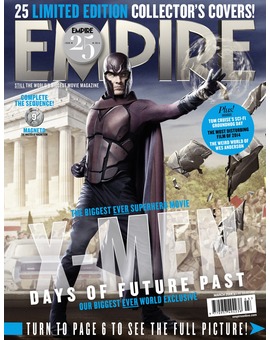 EMPIRE revela el secreto; Portada 9 de 25 de XMen Days of the Future Past, con Magneto